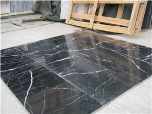 Nero Marquina Marble Tile